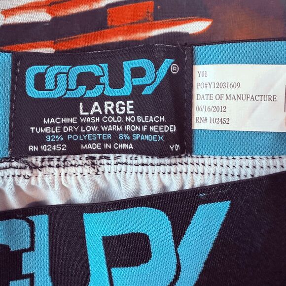 Occupy Men's Car Print Stretchy Underwear Boxer Brief‎ Multicolor Large - Picture 3 of 4